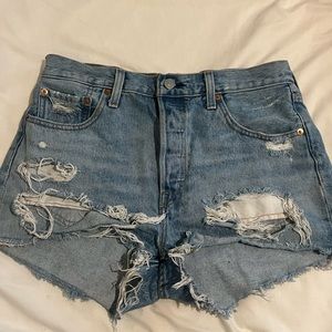 Women’s High Waisted Button Up Shorts ( Size 29)